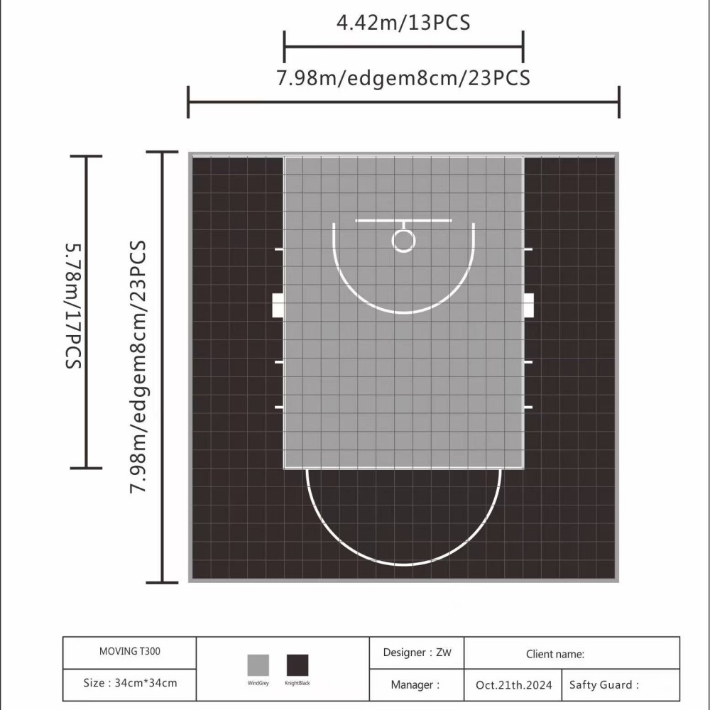 Basketball court design